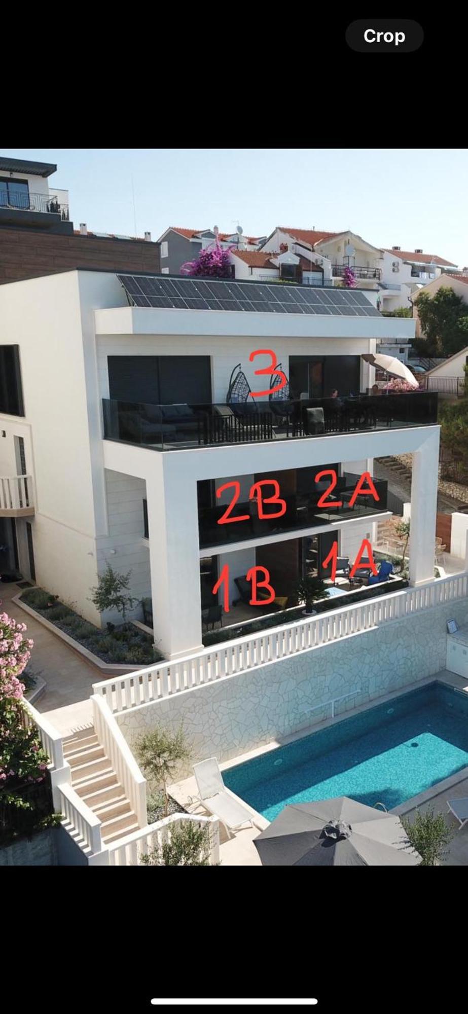 Luxury Beachfront Villa Carlisa Ciovo Bagian luar foto
